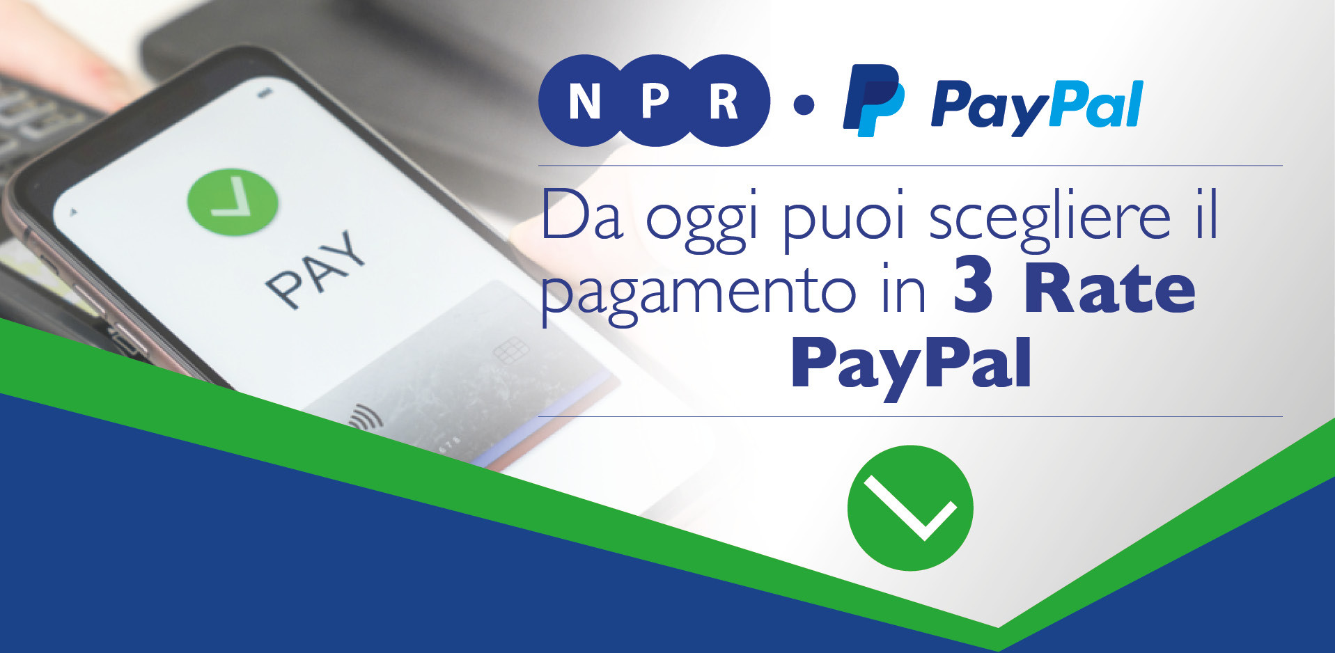 Vi offriamo ricambi con il pagamento a rate!